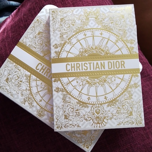 Christian Dior Gold and White Stationery Set - Picture 1 of 10
